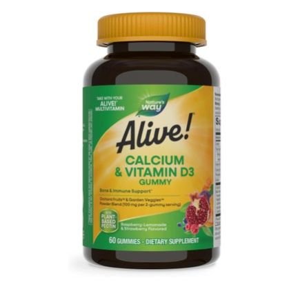 Alive Calcium & Vitamin D3 Gummies 60s