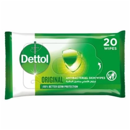 Dettol Anti-Bacterial Wipes 20s