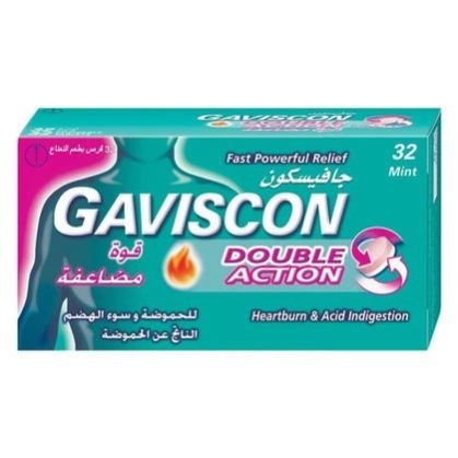 Gaviscon Double Action Chewable Tablets 32s Mint