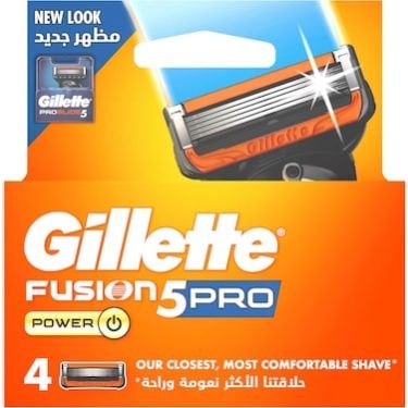 Gillette Fusion Proglide Power Razor 4 Blades