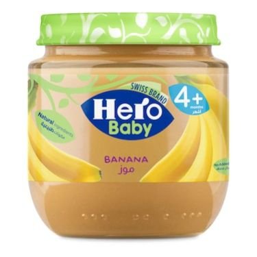 Hero Baby Banana Baby Food 4 Months+ 130g