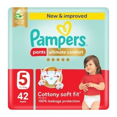Pampers Ultimate Comfort Pants Size 5 (12-18kg) 42s
