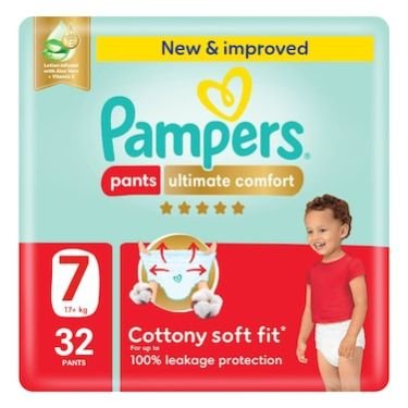 Pampers Ultimate Comfort Pants Size 7 (17kg+) 32s