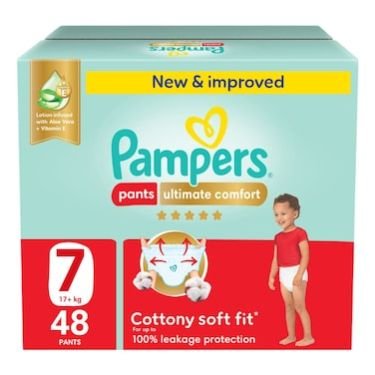 Pampers Ultimate Comfort Pants Size 7 (17kg+) 48s