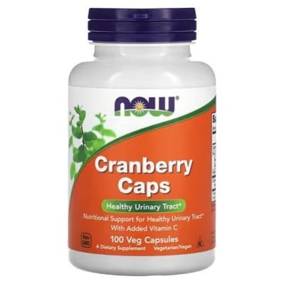 Now Cranberry Caps 100s