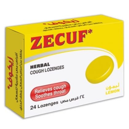 Zecuf Herbal Cough Lemon Lozenges 24s