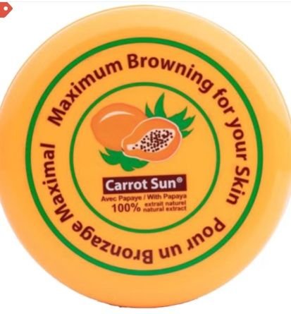 Carrot Sun Papaya Tan Accelerating Cream 350ml