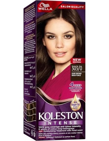 Wella Koleston Intense Permanent Crème Hair Color 303/0 Dark Brown