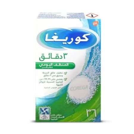 Corega 3 Minutes Cleanser Full Dentures Tablets 36s