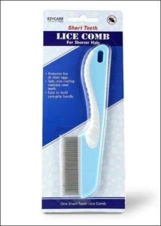 Ezycare Short Tooth Lice Comb 18330