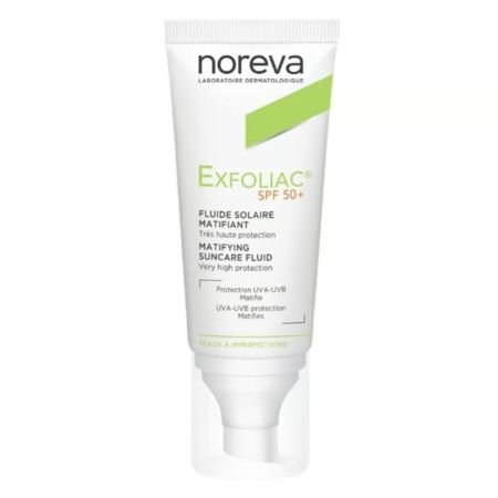 Noreva Exfoliac Mattifying Suncare Fluid Sunscreen With Spf50+ 40ml