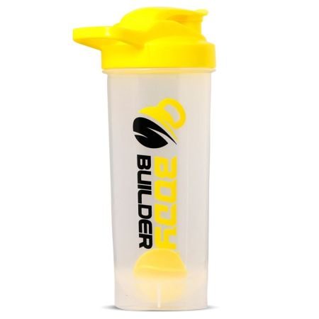 Body Builder Shaker Transparent And Yellow 700ml
