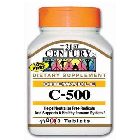 21st Century C-500 Chewable Vitamin C 110s