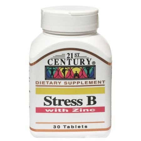 21st Century Stress B Multivitamin With Zinc 30s