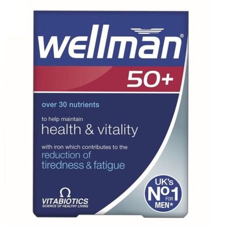 Vitabiotics Wellman 50+ Multivitamin Supplement 30s