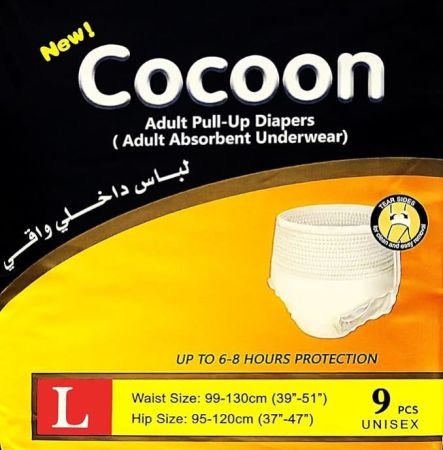 Cocoon Adult Pull-Up Diapers Large 9s