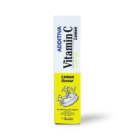 Additiva Vitamin C Lemon 1000mg Eff Tab 20s