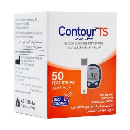 Ascensia Contour Ts Blood Glucose Test Strips 50s
