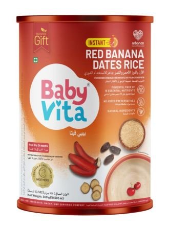 Babyvita Red Banana Dates Rice 300g
