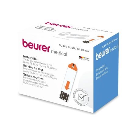 Beurer Gl 44/50/50 Evo Blood Glucose Test Strips 50s