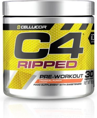 Cellucor C4 Ripped Pre Workout Powder Tropical Punch 30 Serving