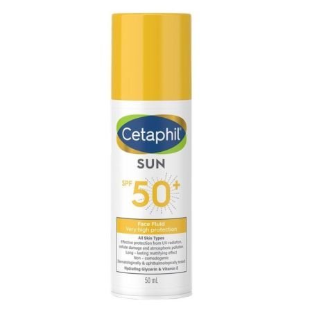 Cetaphil Sunscreen Spf50+ Face Fluid Non-Tinted 50ml