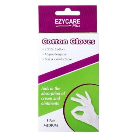 Ezycare Cotton Gloves 1 Pair Medium 11913