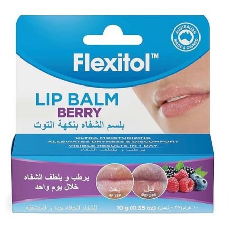 Flexitol Lip Balm For Very Dry Lips Berry 10g