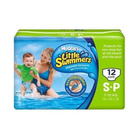 Huggies Little Swimmers Baby Swim Pants – Small Size (7–12 Kg) 12 Pants