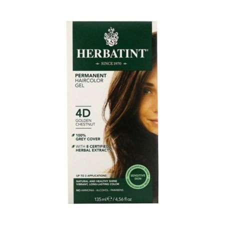 Herbatint Herbal Haircolor Gel 4d Golden Chestnut