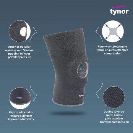 Tynor Knee Cap Open Patella M (D-05)