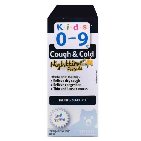 Kids 0-9 Cough & Cold Night Time Formula Syrup 100ml