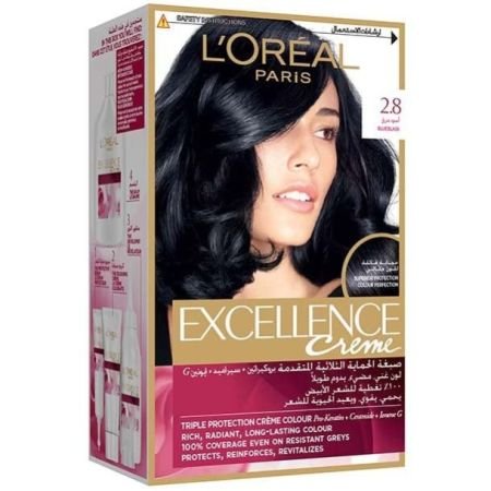 L’oréal Paris Excellence Crème Permanent Hair Color 2.8 Blue Black