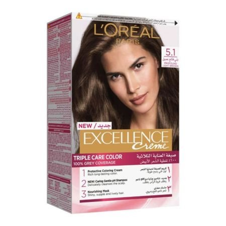 L’oréal Paris Excellence Crème Permanent Hair Color 5.1 Profound Light Brown