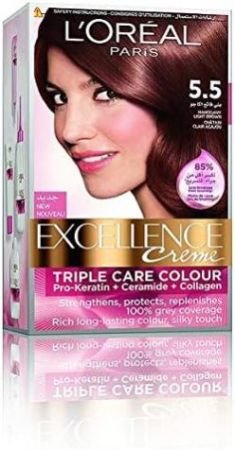L’oréal Paris Excellence Crème Permanent Hair Color 5.5 Light Mahogany Brown