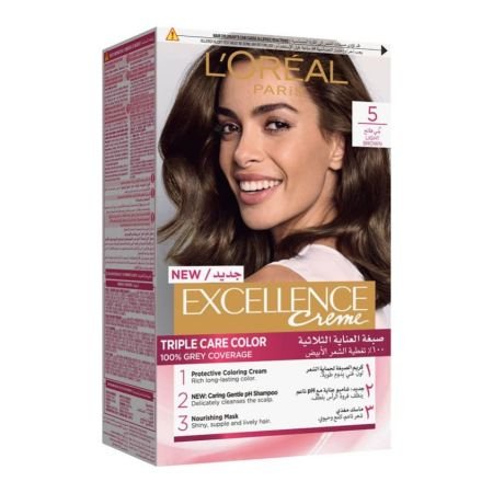 L’oréal Paris Excellence Crème Permanent Hair Color 5 Light Brown