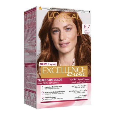 L’oréal Paris Excellence Crème Permanent Hair Color 6.7 Chocolate Brown