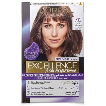 L’oréal Paris Excellence Crème Permanent Hair Color 7.12 Cool Pearl Blonde