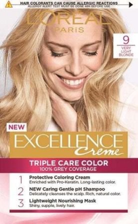 L’oréal Paris Excellence Crème Permanent Hair Color 9 Very Light Blonde