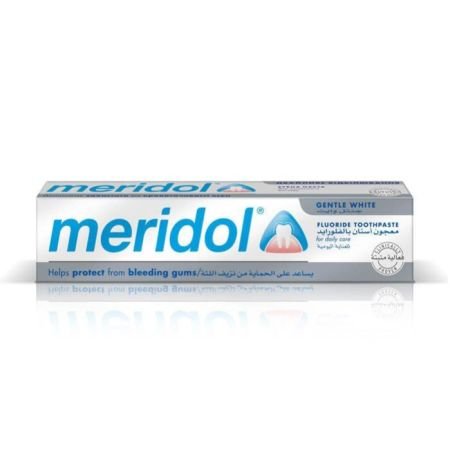 Meridol Fluoride Tooth Paste Gentle White 75ml