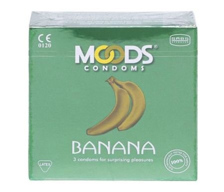 Moods Banana Condoms 3s