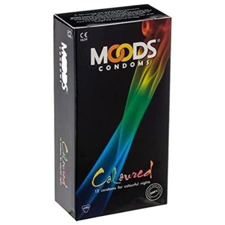 Moods Coloured Condoms 12s
