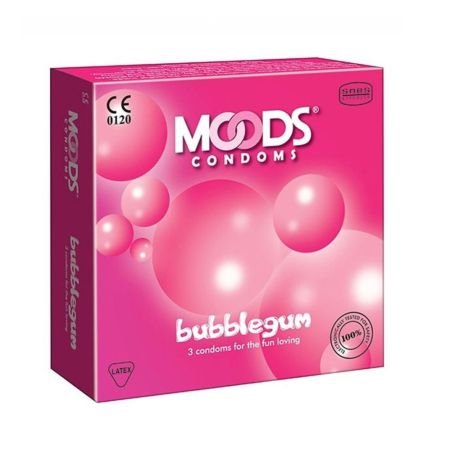 Moods Condoms Bubblegum 3s