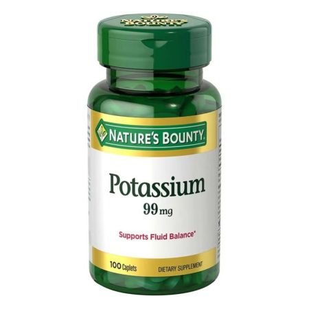 Natures Bounty Potassium 99 Mg Caplets 100s