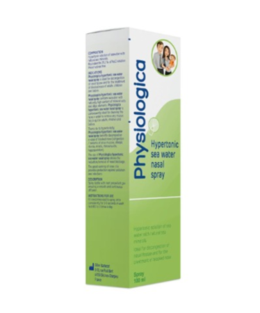Physiologica Hypertonic Sea Water Nasal Spray 100ml