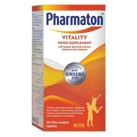 Pharmaton Vitality Multivitamins & Minerals Supplement Capsules With Ginseng 30s