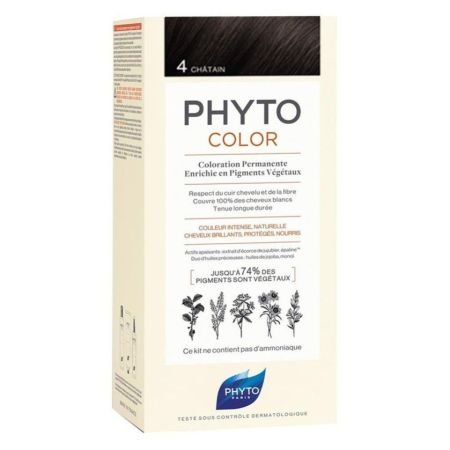 Phyto Color 4 Brown Permanent Hair Color Kit
