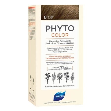 Phyto Color 8 Light Blonde Permanent Hair Color Kit