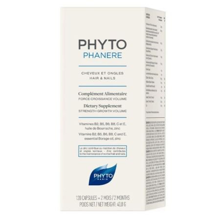 Phyto Phanere Hair & Nail Supplement Capsules, Pack Of 120s