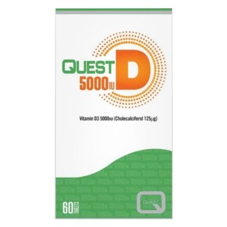 Quest D 5,000IU Vitamin D3 Supplement 60s
